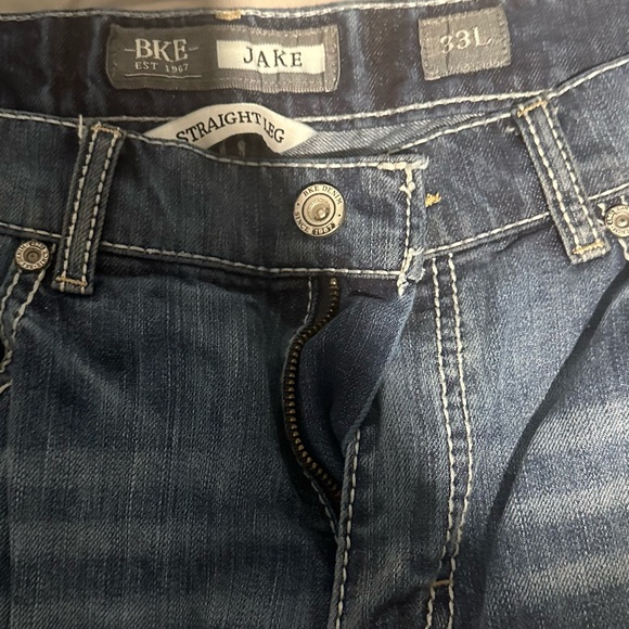 Men’s BKE jeans Jake straight leg 33L - Picture 2 of 3